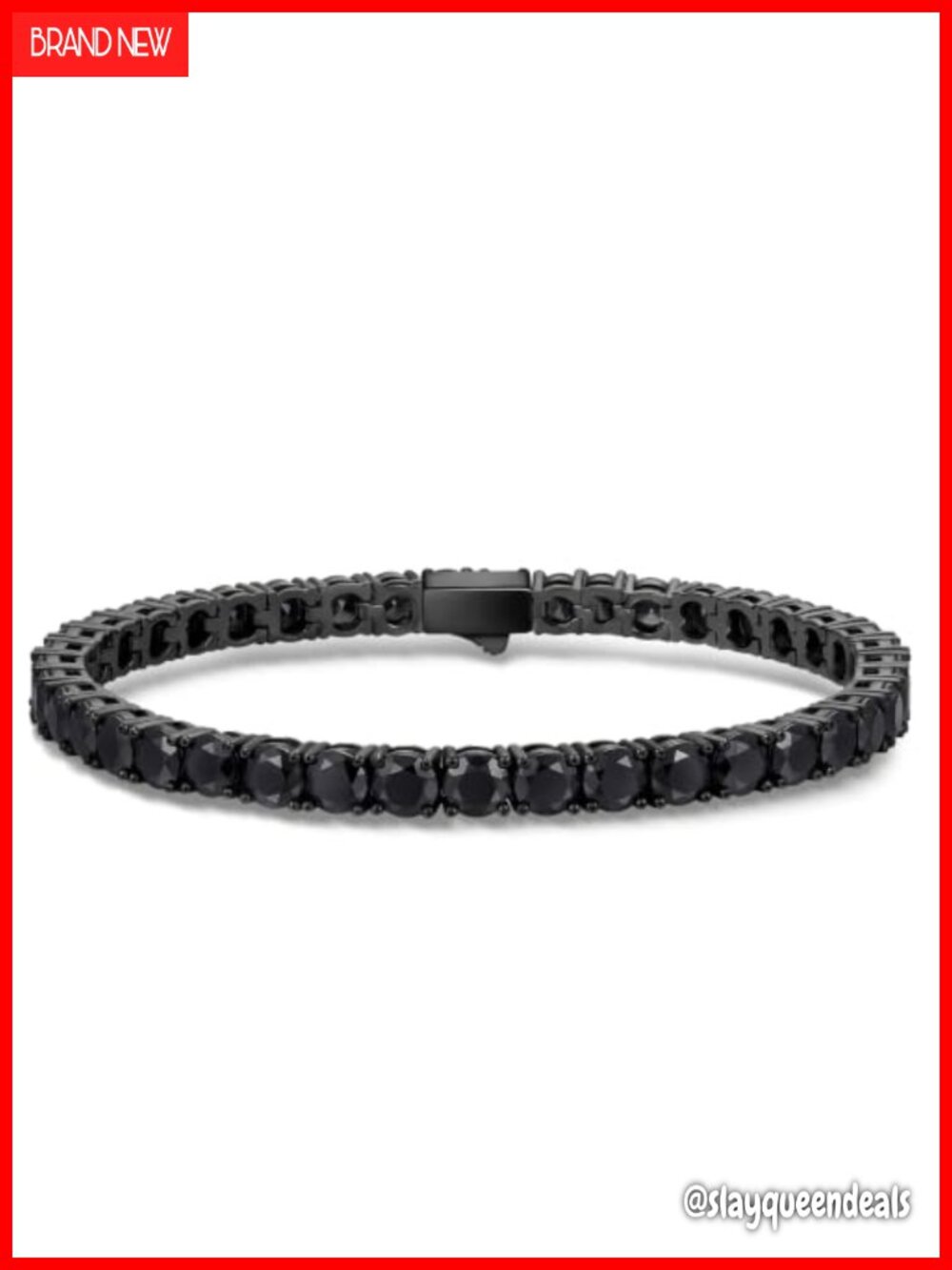 14k Gold Tennis Bracelet 4mm Cubic Zirconia 7in Bridal Wedding Jewelry Gift